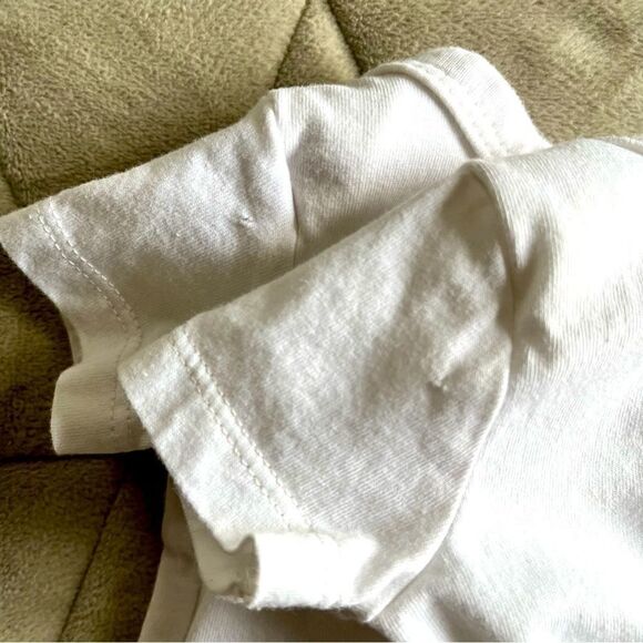 Nike Mini Me Bodysuit Set, White Onesie Black Swoosh Short Sleeve Size Newborn - Picture 8 of 10